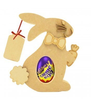 18mm Freestanding Easter CREME EGG Holder - Rabbit With 3d Accessories